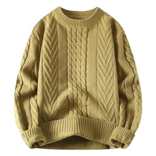 norweger pullover herren, Sweater Herren Norweger Pulli - Fleecepullover Elegant Winterpullover Merino Arbeitspullover Strick Pullover Winter Warm Für Rollkragenpullover Strickpullover Rollkragen Long von Generisch