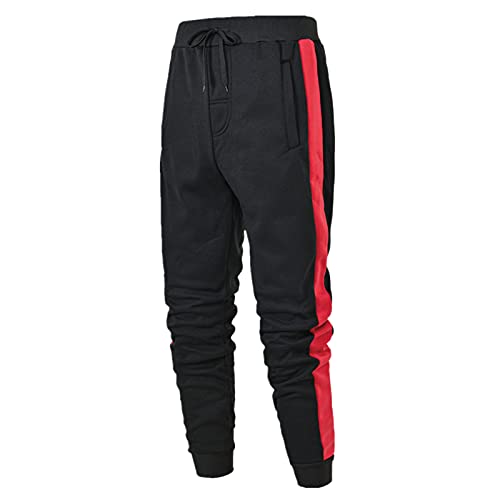 outlet angebote, Sporthose Herren Baumwolle Jogginghose - Sweatpants Joggen Casual Trainingshose Leichte Jogginghosen Weite Stoffhose Baggy Lang Freizeithose Weites Bein Sweathose Mit Taschen Und Kode von Generisch