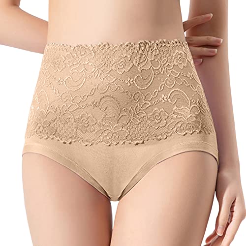 pantys damen, Unterhosen Frauen String Hipster - Damenunterwäsche Unsichtbar Panty Atmungsaktiv Spitzenhöschen Damenunterhosen Baumwoll Seidenunterwäsche Seamless Slips Damen Spitze Nahtlose Unterwäsc von Generisch