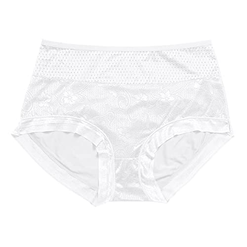 periodenunterschwäsche damen, Pantys Damen Nahtlos Unterhosen - Spitzenunterwäsche Soft Panties Weiche Hohe Reizwäsche Baumwolle Unterwäsche Seamless Slips Spitze Nahtlose Frauen Sexy Spitzen Unsichtb von Generisch