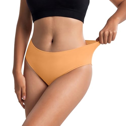 periodenunterschwäsche damen, Unterwäsche Damen Bauchweg Unterhosen - Periodenunterschwäsche Basic Schlüpfer Baumwolle Hautfarbene Underwear Stretch Unterhose Spitze Niedrige Taille Taillenslip Unterw von Generisch