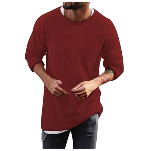 pullover & strickjacken für herren, Strickpullover Herren Norweger Pullover - Outdoor Winterpullover Casual Merino Langarmshirt Aesthetic Pulli Mit Kapuze/hochwertiger Im Regular Fit Schnitt, Ideal Fü von Generisch