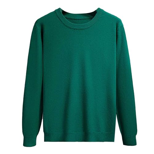 pullover & strickjacken für herren, Sweater Herren Herbst Winter Pullover - Langarmshirt Norweger Arbeitspullover Merino Strickpullover Ohne Kapuze Pulli Fleece Sweatshirt Zopfmuster Grobstrick Einfar von Generisch