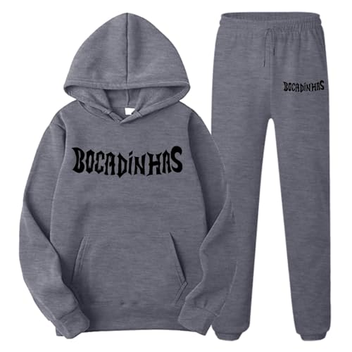 retourenkauf, Jogginganzug Herren Pullover Sportanzug - Mit Taschen Freizeitanzug Gym Jogger Fitness 2-Teilig Kapuzenpullover Lang Jogginghose & Trainingsjacke Freizeit Und Reisen Modell Hoodie Sporth von Generisch