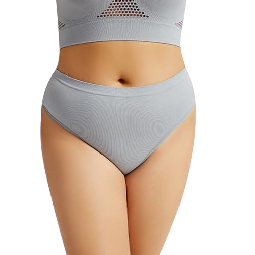 slip damen, Sportunterwäsche Damen Bauchweg Periodenunterschwäsche - Hüftslip Daily Slips Basic Schlüpfer Nahtlos Bikini Sexy Sportunterhosen Baumwolle Spitze Niedrige Taille Unterhosen Taillenslip Un von Generisch