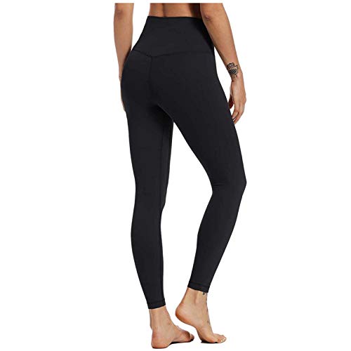 sporthose herren, Sportleggins Damen Lang Leggings - Outdoor Sportbekleidung Sport Yogahose Baumwolle Hose Gym High Waist Leggins Blickdicht Elastische Bauchweg Hosen Weiche Sporthose Für Yoga Fitness von Generisch