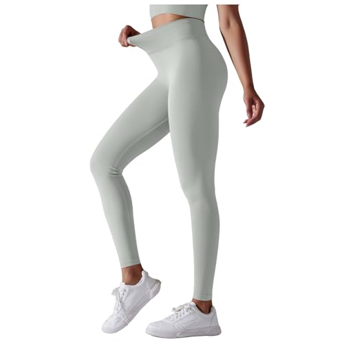 sporthose herren, Sportleggins Damen Lang Leggings - Yogahose Sport Sporthose Sexy Sportbekleidung Frauen Hose High Waist Leggins Blickdicht Elastische Bauchweg Hosen Weiche Für Yoga Fitness Outdoor&f von Generisch