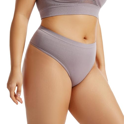 sportunterwäsche damen, Periodenunterschwäsche Frauen Sexy Sportunterwäsche - Slip Hautfarbene Panties Daily Unterhose Nahtlos Unterwäsche Stretch Shorts Baumwolle Hohe Taille Slips Damen Atmungsaktiv von Generisch