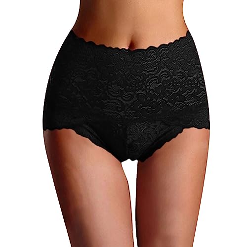 sportunterwäsche damen, Tanga Damen Nahtlos Pantys - Unsichtbar Seidenunterwäsche Reizwäsche Daily Baumwollslips Atmungsaktiv Sexiuntewäsche Unterhosen Baumwolle Slips Mit Spitze Bequeme Hipster Unter von Generisch