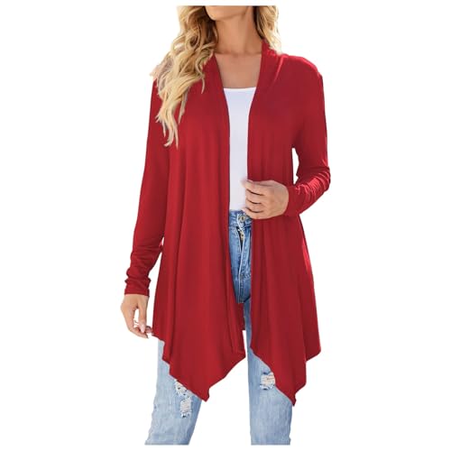 trachten strickjacke damen, Cardigan Damen Mit Knöpfen Strickjacke - Strickweste Winter Grobstrick Feinstrickjacke Dünner Übergangsjacke Sommer Herbstmantel Elegant Gedrehte Für Den Herbst Knöpfen, V- von Generisch