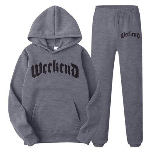 tracksuit herren, Sportanzug Herren Kapuzenpullover Sport Anzug - Freizeitanzug Streatwear Baumwolle Langarm Outfit Set Jogger Jogginghose Mode Pullover Hoodies Mit Hose Männer Winter Baggy Y2k Sweats von Generisch