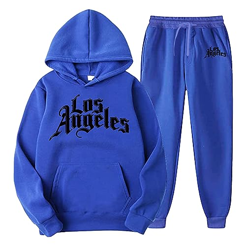 trainingsanzug herren baumwolle, Jogginganzug Herren Hausanzug Sport Anzug - Pullover Mit Taschen 2-Teilig Baumwolle Jogginghose Streatwear Y2k Set Hausanzug, Freizeitanzug, Sportanzug, Tracksuit, Spo von Generisch