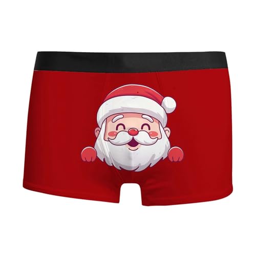 unterhosen männer bunt, Unterhose Weihnachten Herren Männer Witzige Weihnachtsunterhose - Personalisiert Unterhosen Lustige Boxershorts Casual Weihnachtsboxershort Christmas Motiv Adventskalender Leic von Generisch