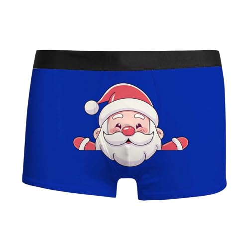 unterhosen männer bunt, Weihnachts Boxershorts Herren Weihnachten Baumwolle Weihnachtsunterhose - Männergeschenke Weinachten Kostüm 3d Druck Weihnachtsmann Winter Weihnachtsboxershort Casual Komfortab von Generisch