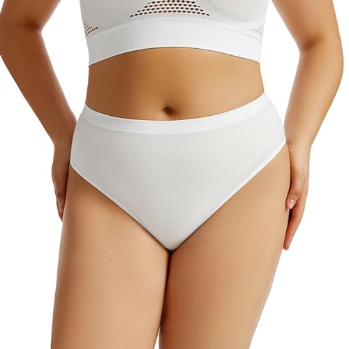 unterwäsche damen, Sportunterwäsche Frauen Sexy Slip - Schlüpfer Nahtlos Unterwäsche Baumwolle Periodenunterschwäsche Weich Bikini Bequeme Stretch Slips Mittel Taille Atmungsaktiv Panties Hipster Mehr von Generisch