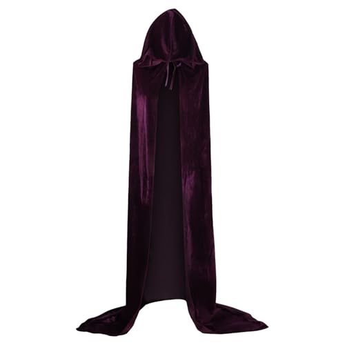 vampir kostüm damen, Umhang Mädchen Halloween Vampir Kostüm - Vampirkostüm Zauberumhang Rotkäppchen Halloweenkostüm Dracula Halloweenkostüme Erwachsene Jedi Mantel Mittelalter Mit Kapuze Für Unisex Sc von Generisch