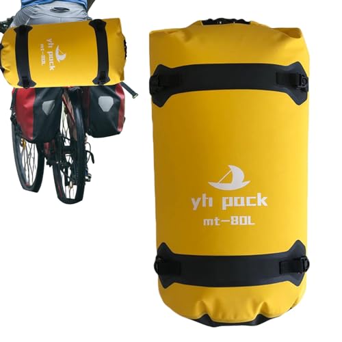 wasserdichte Reisetasche, Reise-Seesäcke | 40L Camping Dry Bag Wasserdichter Trockensack - Reiserucksack mit großem Fassungsvermögen, Motorrad-Reisetasche, leichte Trockentaschen für Rennräder von Generisch