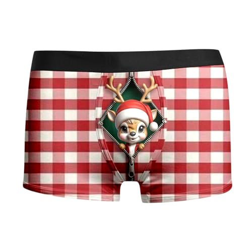 weihnachts unterhosen männer, Weihnachts Boxershorts Herren Männer Personalisierte Locker Weihnachten - Adventskalender Weihnachtsmann Kostüm Winter Unterhosen Lustige Weihnachtsunterhose Witzige Männ von Generisch