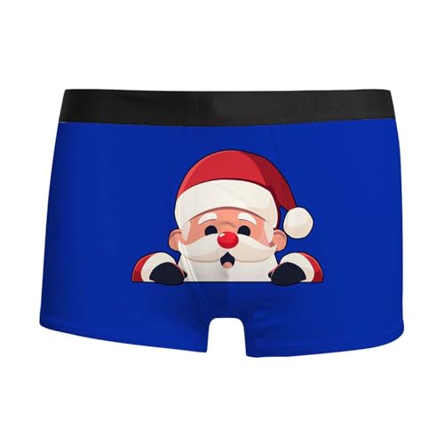 weihnachtsboxershort herren, Weihnachtsunterhose Herren Männer Lustige Weihnachten Boxershorts - Männergeschenke Weinachten Kostüm 3d Druck Personalisierte Winter Casual Adventskalender Christmas Moti von Generisch