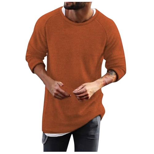 weihnachtspullover herren, Strickpullover Herren Norweger Pullover - Outdoor Winterpullover Casual Merino Langarmshirt Aesthetic Pulli Mit Kapuze/hochwertiger Im Regular Fit Schnitt, Ideal Für Und Bus von Generisch