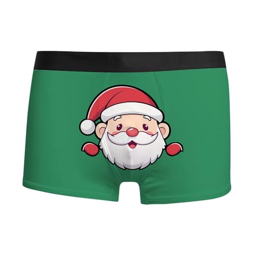 weihnachtsunterhose herren, Boxershorts Herren Weihnachten Witzige Personalisierte Unterhose - Personalisiert Weihnachtsunterhose Casual Weinachten Kostüm 3d Druck Sport Adventskalender Christmas Moti von Generisch