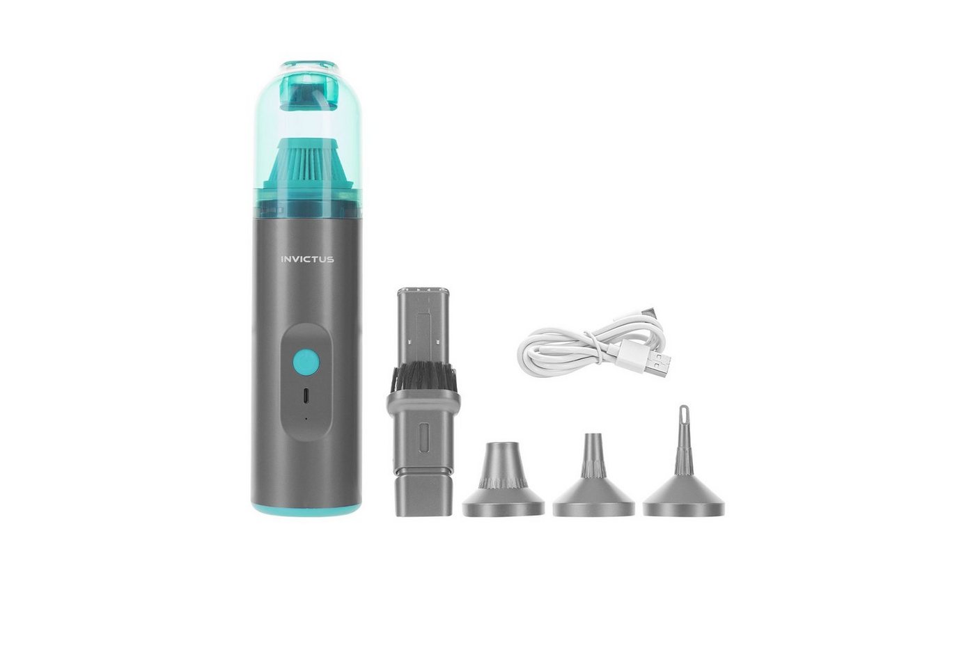 Genius Akku-Handstaubsauger Genius Invictus ONE Home Mini Akku-Handstaubsauger 8-TLG. 2in1, 80,00 W, beutellos, 2in1 Staubsauger und Luftpumpe Genius Akku-Handstaubsauger Genius Invictus ONE Home Mini Akku-Handstaubsauger 8-TLG. 2in1, 80,00 W, beutellos, 2in1 Staubsauger und Luftpumpe von Genius