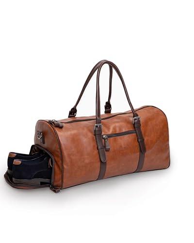 Gentlemen's® Weekender London - Reisetasche mit separatem Schuhfach - Sporttasche für jeden Anlass - vegan mit Schultergurt und Trackerfach - Perfekt für Reisen, Arbeit und Sport von Gentlemen's HD