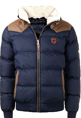 Geographical Norway Herren Jacke Abraham, Blue - Navy Blue, Herstellergröße M von Geographical Norway