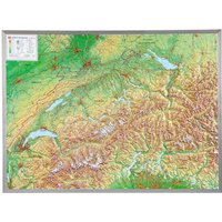 Georelief 3D Reliefkarte Schweiz von Georelief