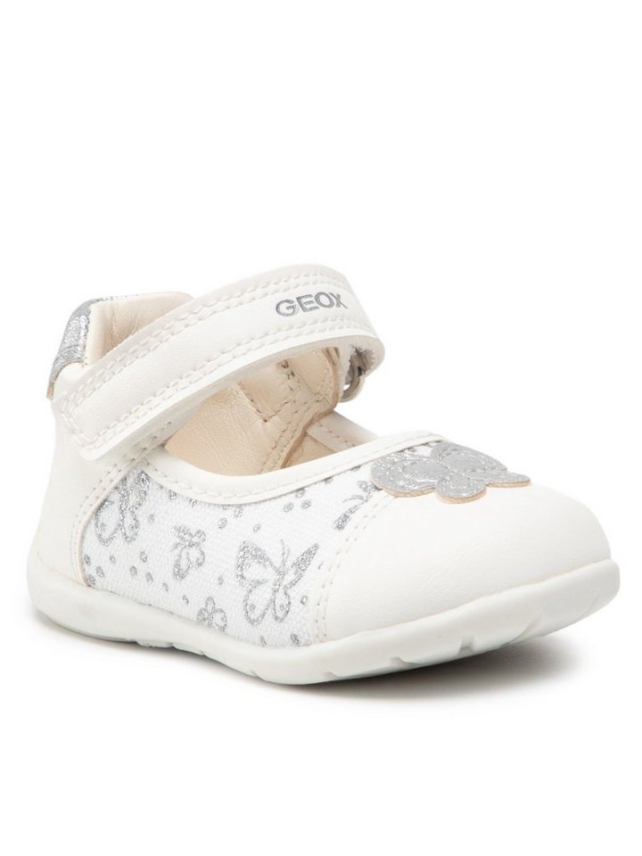 Geox Halbschuhe B Elthan G. B B251QB 0AW54 C0007 White/Silver Sneaker Geox Halbschuhe B Elthan G. B B251QB 0AW54 C0007 White/Silver Sneaker von Geox