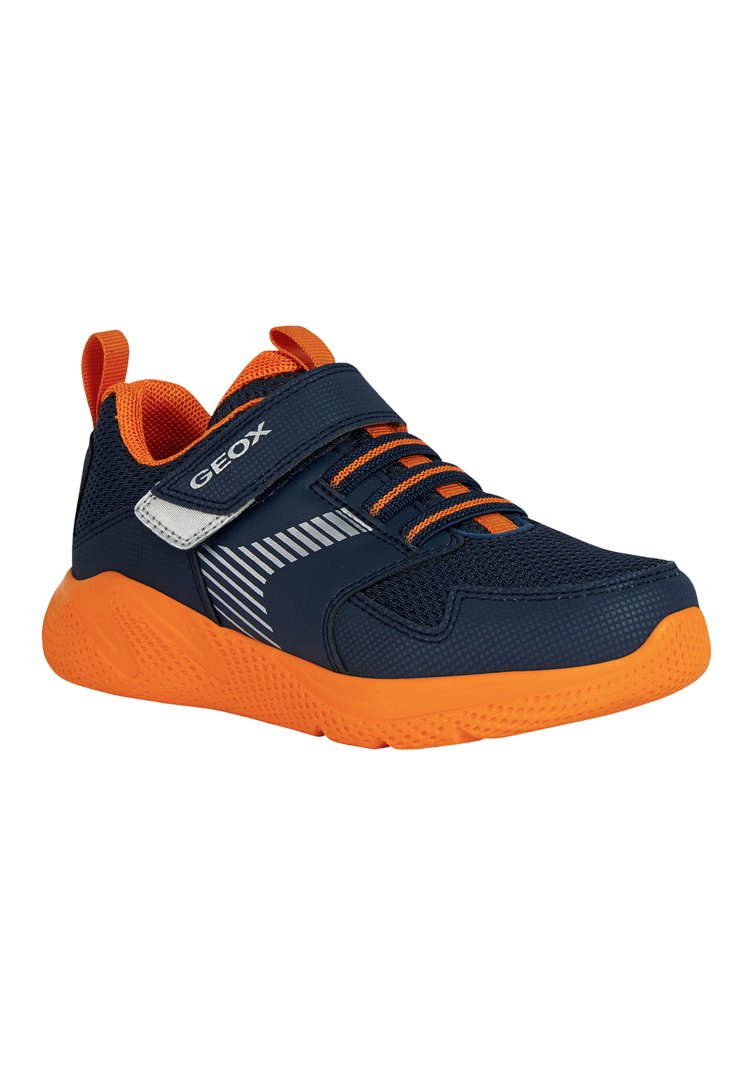 Geox J Sprintye Jungen Sneaker J26GBA blau/orange von Geox