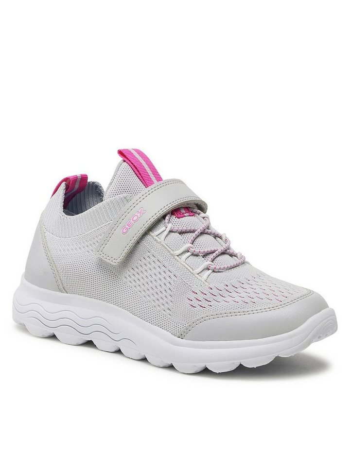 Geox Sneakers J Spherica Girl J26GYB06KBCC1024 D Lt Grey/Fuchsia Sneaker von Geox