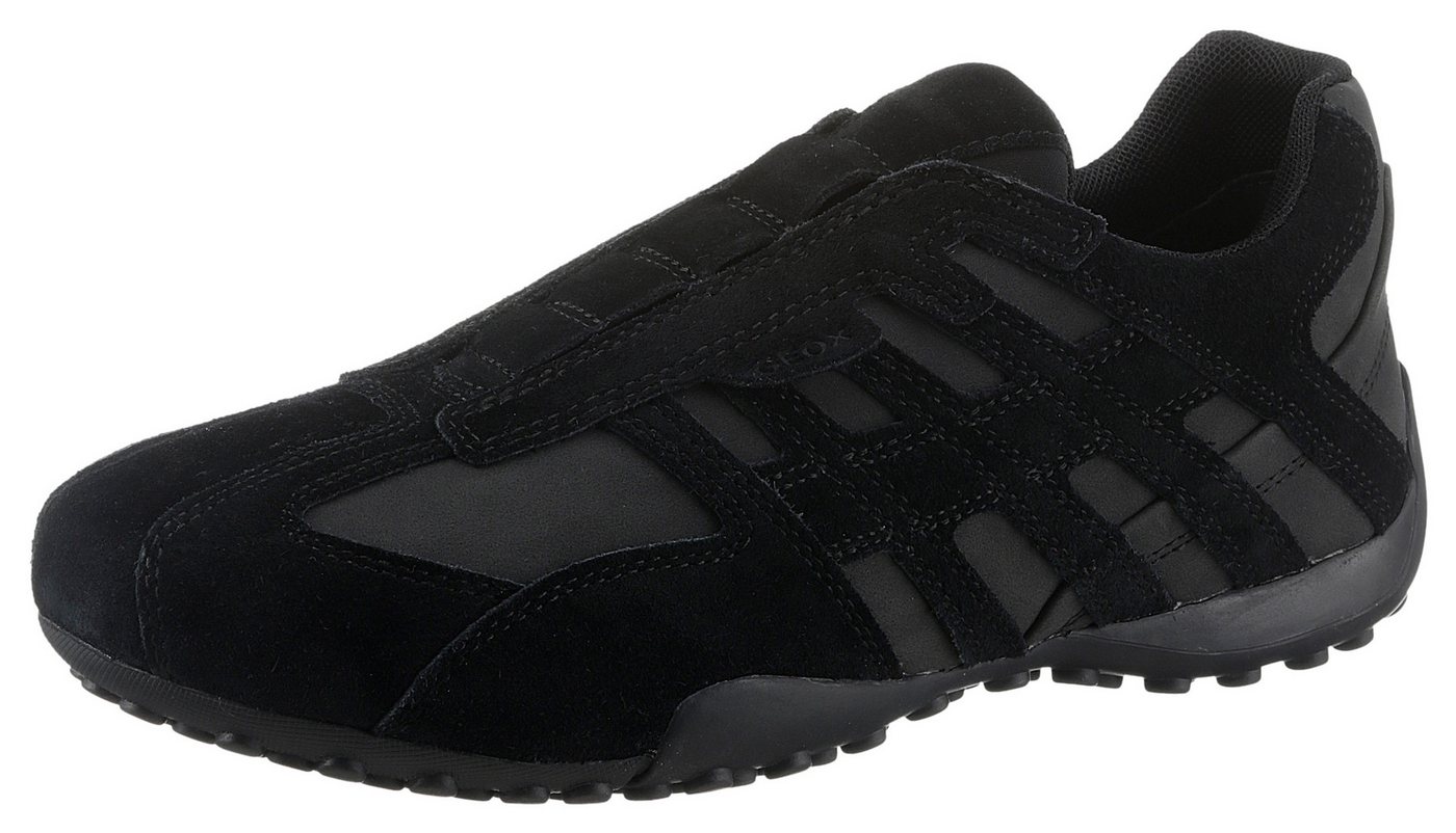 Geox UOMO SNAKE B Slip-On Sneaker Freizeitschuh, Halbschuh, Schnürschuh im Material-Mix Geox UOMO SNAKE B Slip-On Sneaker Freizeitschuh, Halbschuh, Schnürschuh im Material-Mix von Geox