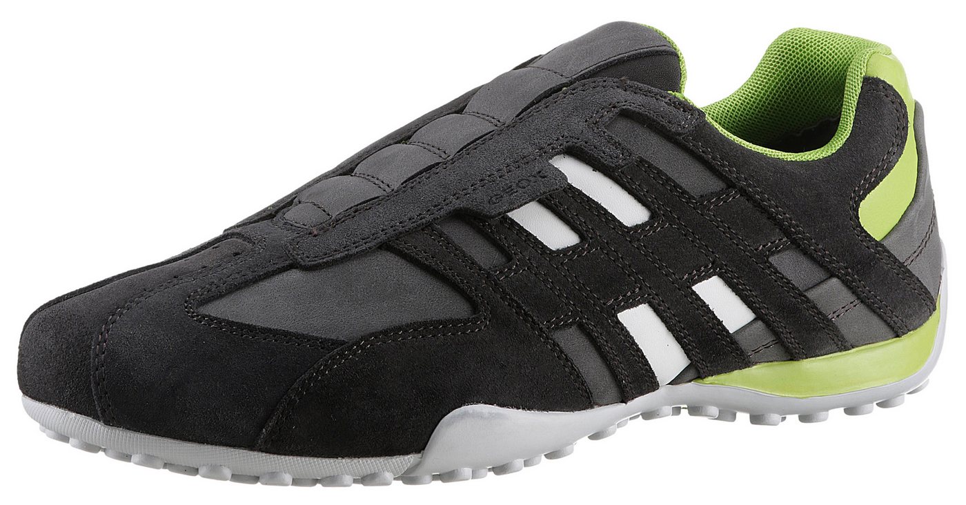 Geox UOMO SNAKE B Slip-On Sneaker Freizeitschuh, Halbschuh, Schnürschuh im Material-Mix Geox UOMO SNAKE B Slip-On Sneaker Freizeitschuh, Halbschuh, Schnürschuh im Material-Mix von Geox