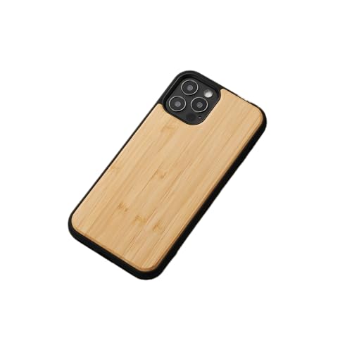 GerRit Handyhülle Bamboo Walnut Back -hülle Für iPhone 11 12 13 14 15 Plus Pro Max Phone Case-für iPhone 15pro-Bambus von GerRit