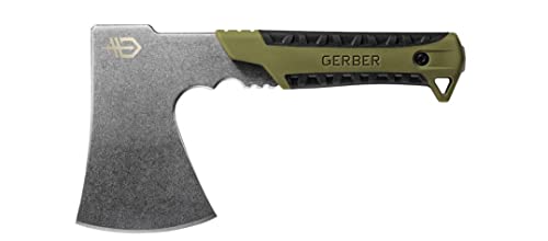Gerber Camping- und Outdoor-Beil, Pack Hatchet Flat Sage, Mit Holster, Länge: 24 cm, Gewicht: 590 g, 31-003482 Gerber Camping- und Outdoor-Beil, Pack Hatchet Flat Sage, Mit Holster, Länge: 24 cm, Gewicht: 590 g, 31-003482 von Gerber