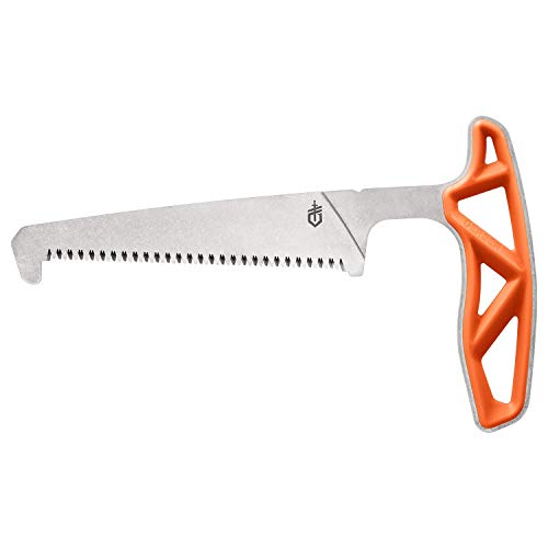 Gerber Knochensäge mit Scheide, Sägeblattlänge: 10,8 cm, Exo-Mod Saw, Klingenmaterial: 7Cr17MoV, Orange, 30-001810 von Gerber