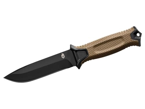 Gerber Messer mit glatter Klinge und Holster, Klingenlänge: 12,2 cm, Strongarm Fixed Blade Survival Knife, Coyote, 31-003615 Gerber Messer mit glatter Klinge und Holster, Klingenlänge: 12,2 cm, Strongarm Fixed Blade Survival Knife, Coyote, 31-003615 von Gerber
