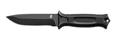Gerber Messer mit glatter Klinge und Holster, Klingenlänge: 12,2 cm, Strongarm Fixed Blade Survival Knife, Schwarz, 31-003654 Gerber Messer mit glatter Klinge und Holster, Klingenlänge: 12,2 cm, Strongarm Fixed Blade Survival Knife, Schwarz, 31-003654 von GERBER