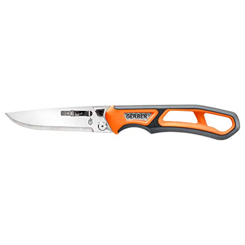 Gerber Outdoor/Survival-Messer mit 3 austauschbaren Klingen und Holster, Randy Newberg Fixed EBS, Grau/Orange, 30-001767 Gerber Outdoor/Survival-Messer mit 3 austauschbaren Klingen und Holster, Randy Newberg Fixed EBS, Grau/Orange, 30-001767 von Gerber