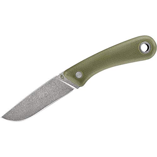 Gerber Outdoormesser mit Holster, Klingenlänge: 9,4 cm, Spine Fixed Blade Outdoor Knife, Grün, 31-003688 Gerber Outdoormesser mit Holster, Klingenlänge: 9,4 cm, Spine Fixed Blade Outdoor Knife, Grün, 31-003688 von Gerber