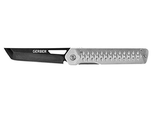 Gerber Taschenklappmesser mit Taschenclip, Klingenlänge: 8,8 cm, Ayako Folding Pocket, Silber/Schwarz, Rostfreier Stahl, 30-001667 Gerber Taschenklappmesser mit Taschenclip, Klingenlänge: 8,8 cm, Ayako Folding Pocket, Silber/Schwarz, Rostfreier Stahl, 30-001667 von Gerber