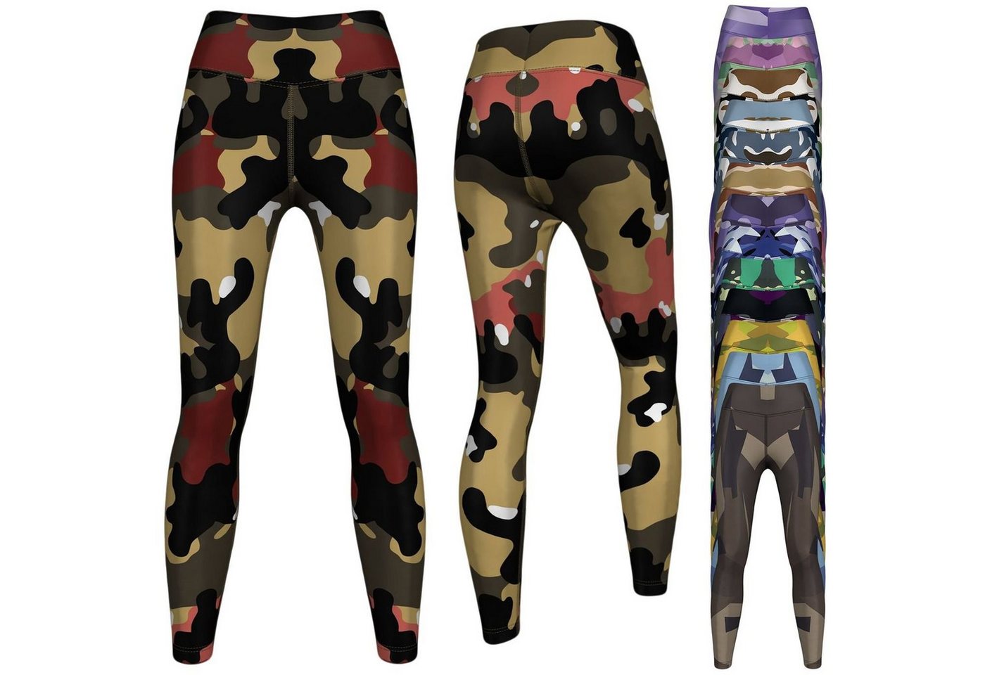 German Wear Leggings GYM-8032 Camo Leggings dehnbar für Sport Yoga Gymnastik Training Tanz freizeit German Wear Leggings GYM-8032 Camo Leggings dehnbar für Sport Yoga Gymnastik Training Tanz freizeit von German Wear