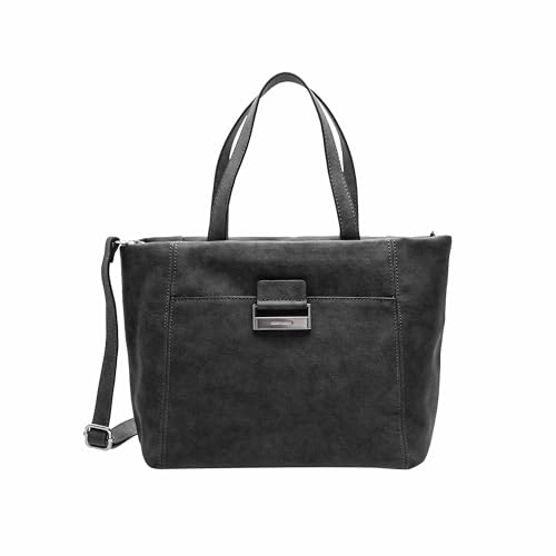 Gerry Weber - be different mittelgroße Handtasche für Damen, Alltagstasche mit Henkel und Schultergurt, Dunkelgrau Gerry Weber - be different mittelgroße Handtasche für Damen, Alltagstasche mit Henkel und Schultergurt, Dunkelgrau von Gerry Weber