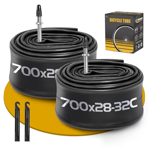 2er-Pack 28 Zoll 700 x 28-32C Rennrad Schlauch FV60mm Presta Ventil für Ebike, Fahrradschlauch kompatibel 700c Schlauch 700x28C 700x29C 700x30C 700x31C 700x32C 2er-Pack 28 Zoll 700 x 28-32C Rennrad Schlauch FV60mm Presta Ventil für Ebike, Fahrradschlauch kompatibel 700c Schlauch 700x28C 700x29C 700x30C 700x31C 700x32C von Gesinikad