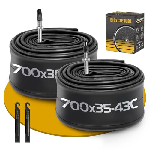2er-Pack 28 Zoll 700 x 35-43C Rennrad Schlauch FV48mm Presta Ventil für Ebike, Fahrradschlauch kompatibel 700c Schlauch 700x35C 700x36C 700x37C 700x38C 700x39C 700x40C 700x41C 700x42C 700x43C 2er-Pack 28 Zoll 700 x 35-43C Rennrad Schlauch FV48mm Presta Ventil für Ebike, Fahrradschlauch kompatibel 700c Schlauch 700x35C 700x36C 700x37C 700x38C 700x39C 700x40C 700x41C 700x42C 700x43C von Gesinikad