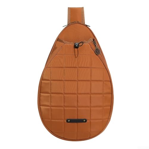 Getdoublerich Crossbody-Tasche für Tennisschläger Material, bequem zu tragen (braun) von Getdoublerich