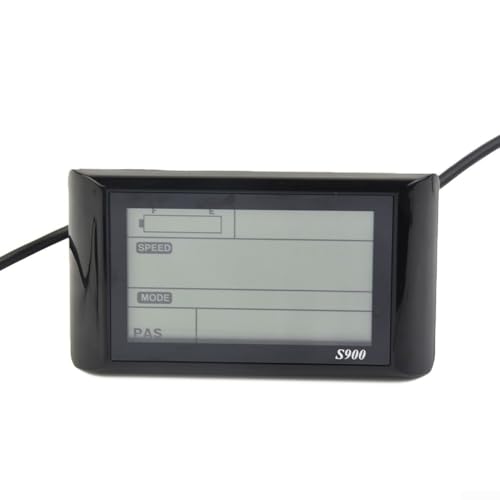 Getdoublerich JN 36V/48V LCD-S900 E-Bike-Display 5-polig wasserdicht bietet klare und lesbare Fahrinformationen von Getdoublerich