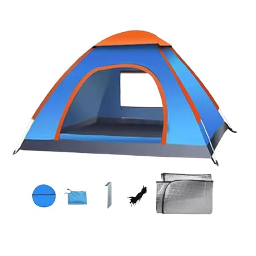 Geteawily Automatisches Pop-Up-Zelt, Pop-Up-Zelte für Camping - Tragbares Campingzelt - Instant Easy Pop-Up-Zelte für Camping, automatisches, wasserdichtes Familien-Campingzelt von Geteawily