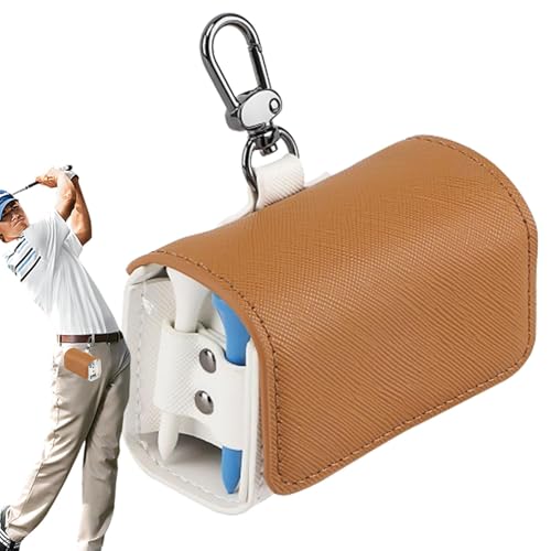 Geteawily Golfballtasche, Golf-Tee-Tasche, Golfballhalter Wasserfeste Golfzubehörtasche, Golftasche, Aufbewahrung von Golfbällen für den täglichen Gebrauch, Golftraining, Turniere, Übungsbälle von Geteawily